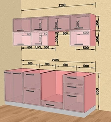 Памеры кухні стандарт фота