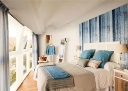 Mediterranean style in the bedroom interior