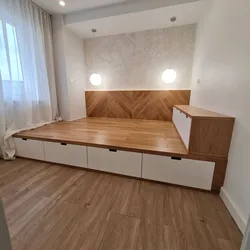 Bedroom design with podium