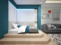 Bedroom design with podium