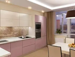 Kitchens in warm colors design