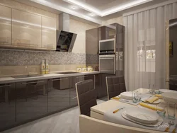 Kitchens in warm colors design
