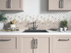 Tiles 30 by 60 in the kitchen interior