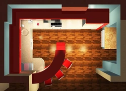 Kitchen from above photo