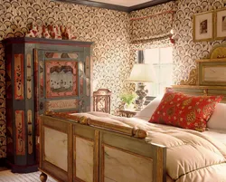 Vintage bedroom design