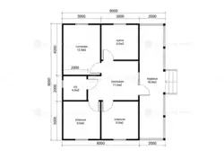 Photo Of A House 8 By 8 One-Story Photo With Two Bedrooms