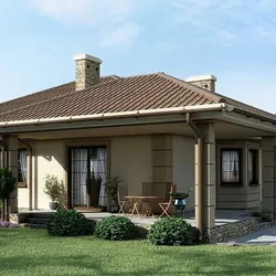 One-story house with access to the terrace from the kitchen photo