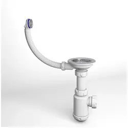 Siphon With Overflow For Kitchen Sink Photo