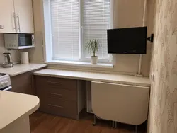 Table With Drawer For A Small Kitchen Photo