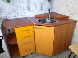 Table with drawer for a small kitchen photo