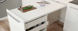 Стол са скрыняй на маленькую кухню фота