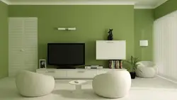 Walls to be painted in the living room interior