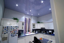 Photo of suspended ceilings for a kitchen 5 sq m