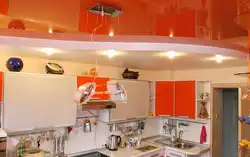Фота нацяжных столяў на кухню 5 кв м