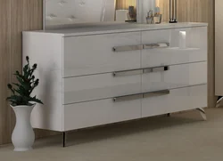 Chest Of Drawers In The Bedroom Photo Modern White