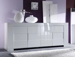 Chest of drawers in the bedroom photo modern white