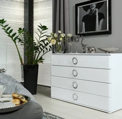 Chest Of Drawers In The Bedroom Photo Modern White