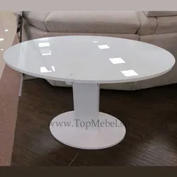 Round Kitchen Table Extendable On One Leg Photo