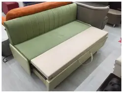 Small folding sofa for the kitchen with a sleeping place photo