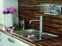 Laminate As An Apron In The Kitchen Photo