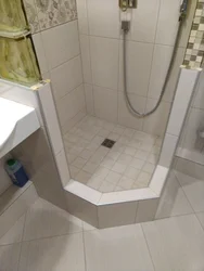 Panelli Uyning Hammomidagi Dush Idishni Fotosurati