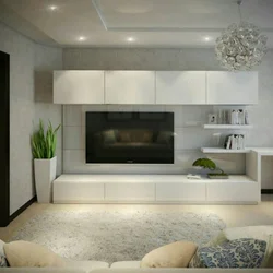 Living Room In Light Colors In A Modern Style Photo In The Apartment