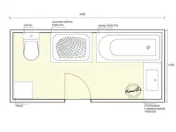 Bathroom design plan