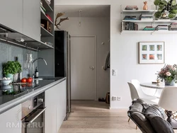 Kitchen hallway layout in the house photo