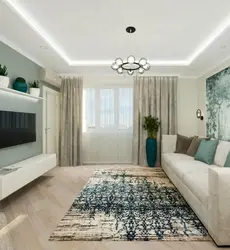 Qonaq Otağında Tavan Dizaynı 18 Kvadrat Metr