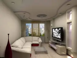 Qonaq otağında tavan dizaynı 18 kvadrat metr