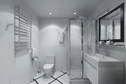 Birləşdirilmiş duş və hamam fotoşəkili