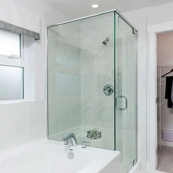 Combined shower and bath photo