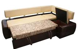 Sofas for the kitchen with a sleeping place inexpensively from the manufacturer photo