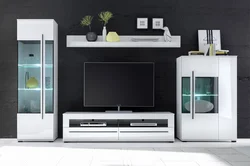 White walls for the living room modern photos