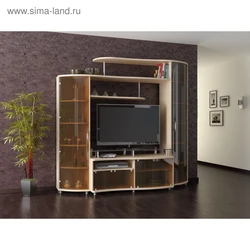 Yashash xonasida mini devor slaydlari zamonaviy fotosuratlar