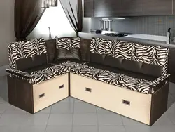 Corner for kitchen sleeping photo