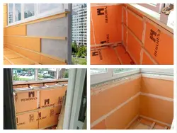 Do-it-yourself loggia insulation photo