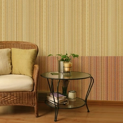 Wallpaper matting in the kitchen interior