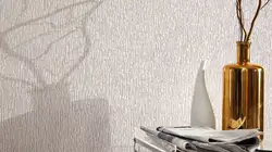 Wallpaper matting in the kitchen interior