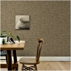 Wallpaper matting in the kitchen interior