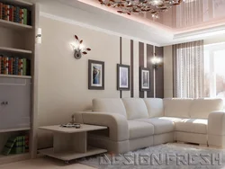 Living Room Window Design With Corner Sofa