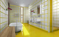 Ванна Сафолҳои Сафед Бо Акс Grout Ранга