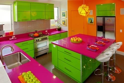 Kitchen modern design green