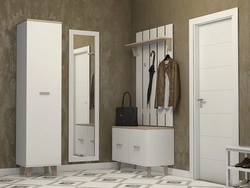 White hallway in modern style photo