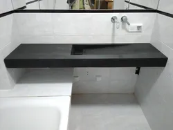 Vanna otağı fotoşəkilindəki qara tezgah