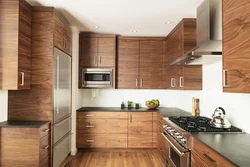 Kitchen Design Under Wood In Khrushchev