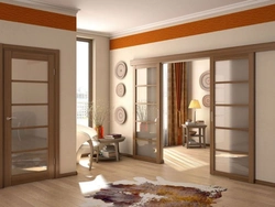 Sliding Doors Interior Doors In The Interior Of An Apartment