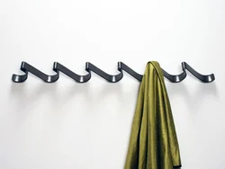 Hooks for a hanger in the hallway photo