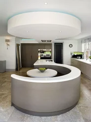 Modern round kitchens photos
