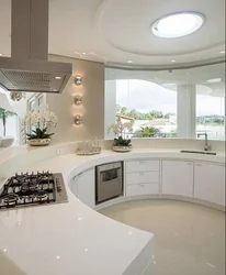 Modern round kitchens photos